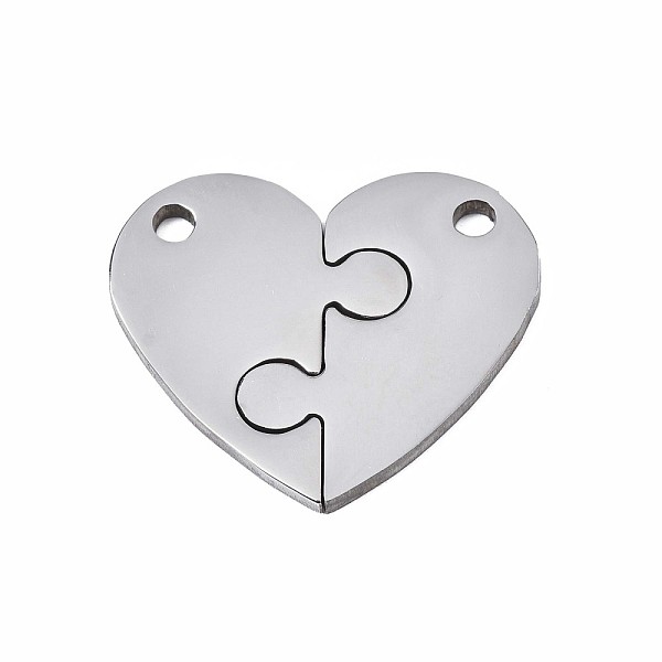 PandaHall 201 Stainless Steel Pendants, Heart, Stainless Steel Color, 20x23x1.5mm, Hole: 2mm 201 Stainless Steel Heart
PandaHall 201 Stainless Steel Pendants, Heart, Stainless Steel Color, 20x23x1.5mm, Hole: 2mm 201 Stainless Steel Heart