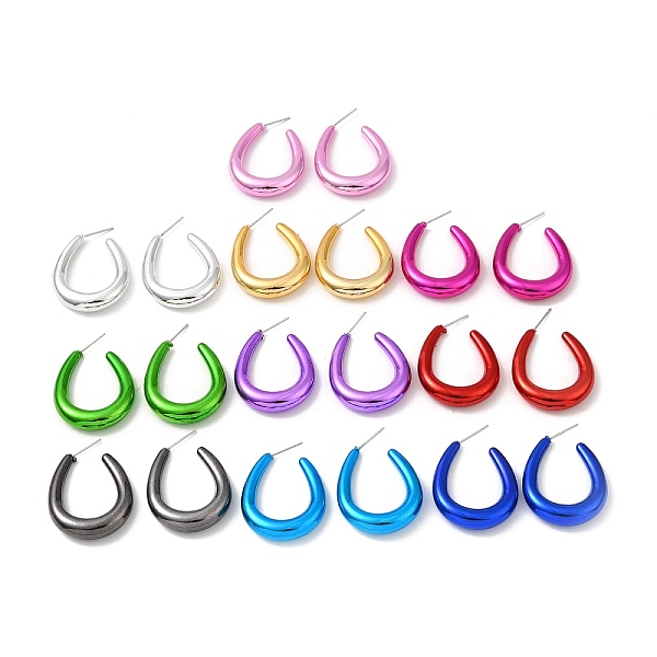 PandaHall Teardrop Acrylic Stud Earrings, Half Hoop Earrings with 316 Surgical Stainless Steel Pins, Mixed Color, 34x6.5mm Acrylic Teardrop..., Multicolor
PandaHall Teardrop Acrylic Stud Earrings, Half Hoop Earrings with 316 Surgical Stainless Steel Pins, Mixed Color, 34x6.5mm Acrylic Teardrop..., Multicolor