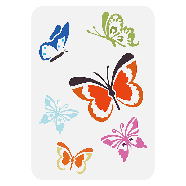 PandaHall Plastic Hollow Out Drawing Painting Stencils Templates, for Painting on Scrapbook Fabric Tiles Floor Furniture Wood, Butterfly...
PandaHall Plastic Hollow Out Drawing Painting Stencils Templates, for Painting on Scrapbook Fabric Tiles Floor Furniture Wood, Butterfly...