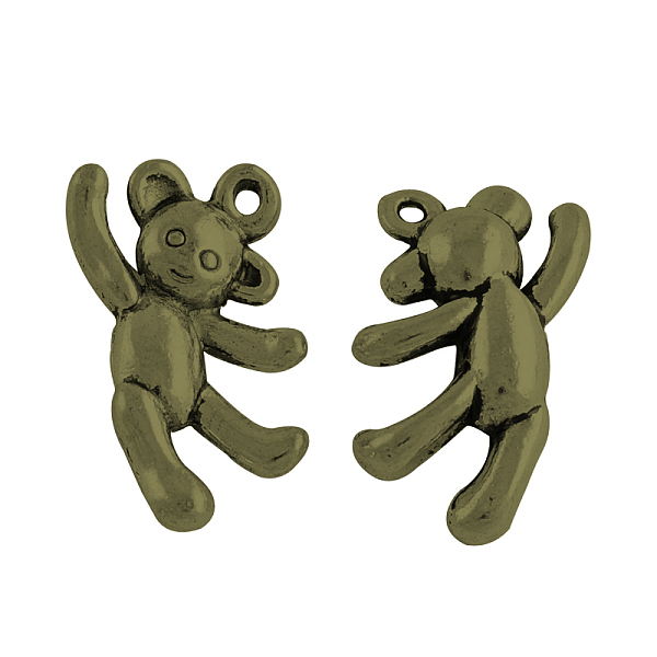 PandaHall Tibetan Style Alloy Bear Pendants, Cadmium Free & Nickel Free & Lead Free, Antique Bronze, 19x11x5mm, Hole: 1.5mm Alloy Bear
PandaHall Tibetan Style Alloy Bear Pendants, Cadmium Free & Nickel Free & Lead Free, Antique Bronze, 19x11x5mm, Hole: 1.5mm Alloy Bear