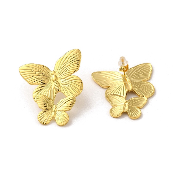 PandaHall 304 Stainlee Steel Dangle Earring, Butterfly, Real 18K Gold Plated, 37.5x32mm 304 Stainless Steel Butterfly
PandaHall 304 Stainlee Steel Dangle Earring, Butterfly, Real 18K Gold Plated, 37.5x32mm 304 Stainless Steel Butterfly