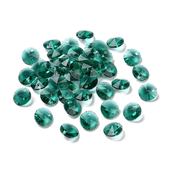 PandaHall Glass Charms, Faceted, Cone, Dark Sea Green, 8x4mm, Hole: 1~1.2mm Glass Cone
PandaHall Glass Charms, Faceted, Cone, Dark Sea Green, 8x4mm, Hole: 1~1.2mm Glass Cone