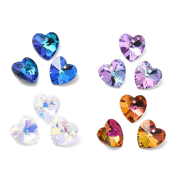 PandaHall 40Pcs 4 Colors Romantic Valentines Ideas Glass Charms, Faceted Heart Charm, Mixed Color, 18x18x10mm, Hole: 1mm, 10pcs/colors Glass..., Multicolor
PandaHall 40Pcs 4 Colors Romantic Valentines Ideas Glass Charms, Faceted Heart Charm, Mixed Color, 18x18x10mm, Hole: 1mm, 10pcs/colors Glass..., Multicolor