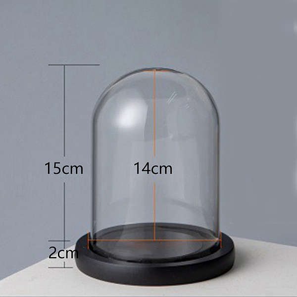 PandaHall Arch Glass Dome Cover, Decorative Display Case, Cloche Bell Jar Terrarium with EVA Base, Black, 100x170mm Glass Arch Black
PandaHall Arch Glass Dome Cover, Decorative Display Case, Cloche Bell Jar Terrarium with EVA Base, Black, 100x170mm Glass Arch Black