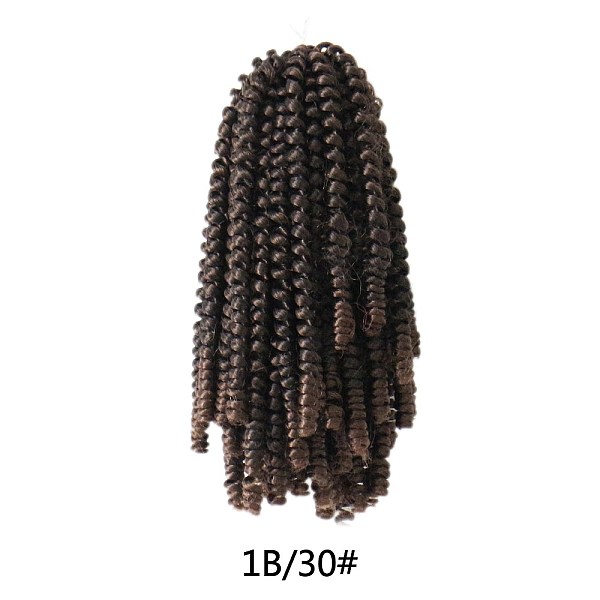PandaHall Bomb Twist Crochet Hair, Spring Twist Hair Prelooped Crochet Braids, Low Temperature Heat Resistant Fiber, Synthetic Twisted Hair...
PandaHall Bomb Twist Crochet Hair, Spring Twist Hair Prelooped Crochet Braids, Low Temperature Heat Resistant Fiber, Synthetic Twisted Hair...