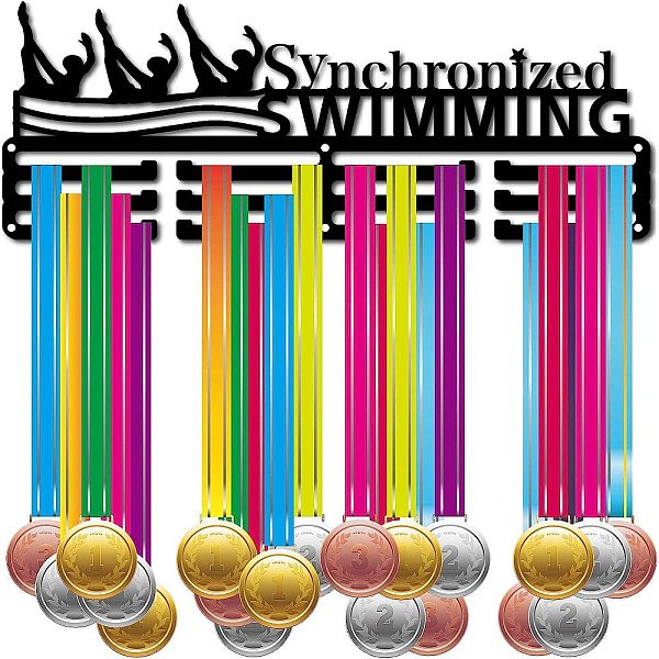 PandaHall CREATCABIN Synchronized Swimming Medal Holder Sport Medals Display Wall Mount Hanger Decor Stainless Steel Hanging Award for Home..., Black
PandaHall CREATCABIN Synchronized Swimming Medal Holder Sport Medals Display Wall Mount Hanger Decor Stainless Steel Hanging Award for Home..., Black