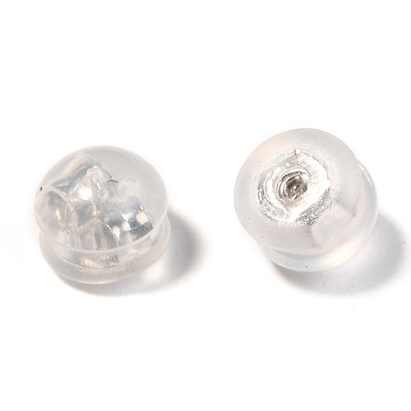 PandaHall 316 Surgical Stainless Steel Ear Nuts, with TPE Plastic Findings, Earring Backs, Half Round/Dome, Stainless Steel Color, 4.5x5mm...
PandaHall 316 Surgical Stainless Steel Ear Nuts, with TPE Plastic Findings, Earring Backs, Half Round/Dome, Stainless Steel Color, 4.5x5mm...