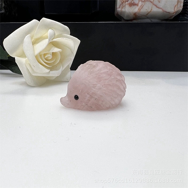 PandaHall Natural Rose Quartz Carved Healing Hedgehog Figurines, Reiki Energy Stone Display Decorations, 50mm Rose Quartz Hedgehog
PandaHall Natural Rose Quartz Carved Healing Hedgehog Figurines, Reiki Energy Stone Display Decorations, 50mm Rose Quartz Hedgehog