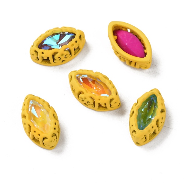 PandaHall Sew on Rhinestone, Mocha Fluorescent Style, Glass Rhinestone, with Brass Findings, Garments Accessories, Horse Eye, Mixed Color..., Gold
PandaHall Sew on Rhinestone, Mocha Fluorescent Style, Glass Rhinestone, with Brass Findings, Garments Accessories, Horse Eye, Mixed Color..., Gold