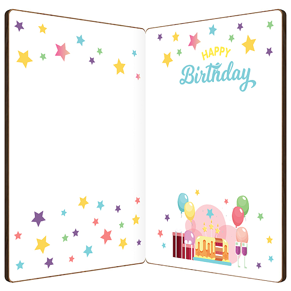 PandaHall MDF Greeting Card & Paper Envelope with Bowknot, Rectangle with Hollow Pattern, Birthday Themed Pattern, 150~173x110~124x7mm...
PandaHall MDF Greeting Card & Paper Envelope with Bowknot, Rectangle with Hollow Pattern, Birthday Themed Pattern, 150~173x110~124x7mm...