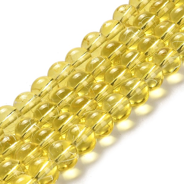 PandaHall Drawbench Transparent Glass Round Beads Strands, Spray Painted, Goldenrod, 8mm, Hole: 1.3~1.6mm, about 100pcs/strand, 31.4 inch..., Gold
PandaHall Drawbench Transparent Glass Round Beads Strands, Spray Painted, Goldenrod, 8mm, Hole: 1.3~1.6mm, about 100pcs/strand, 31.4 inch..., Gold