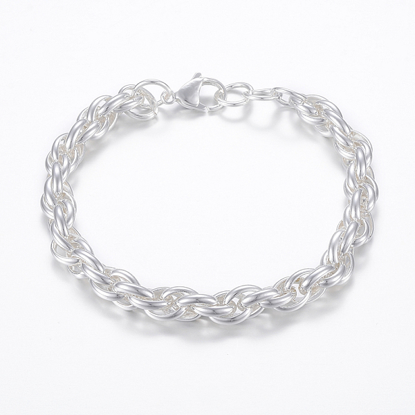 PandaHall 304 Stainless Steel Link Bracelets, with Lobster Claw Clasps, Silver Color Plated, 8-1/4 inch(210mm)x7.5mm 304 Stainless Steel...
PandaHall 304 Stainless Steel Link Bracelets, with Lobster Claw Clasps, Silver Color Plated, 8-1/4 inch(210mm)x7.5mm 304 Stainless Steel...