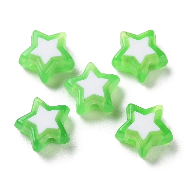 PandaHall Star Acrylic Beads, Bead in Bead, Lime, 8.5x9x4mm, Hole: 1.8mm, about 2941pcs/500g Acrylic Star Green
PandaHall Star Acrylic Beads, Bead in Bead, Lime, 8.5x9x4mm, Hole: 1.8mm, about 2941pcs/500g Acrylic Star Green