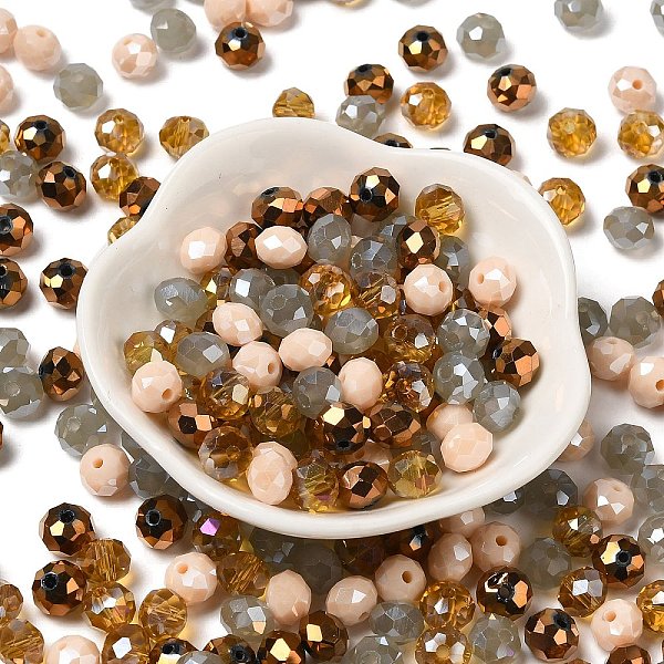PandaHall Glass Beads, Faceted, Rondelle, BurlyWood, 8x6mm, Hole: 1mm, about 145pcs/60g Glass Rondelle Orange
PandaHall Glass Beads, Faceted, Rondelle, BurlyWood, 8x6mm, Hole: 1mm, about 145pcs/60g Glass Rondelle Orange