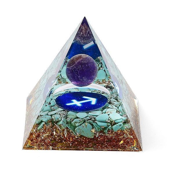 PandaHall Orgonite Pyramid Resin Energy Generators, Reiki Natural Amethyst Beads Inside for Home Office Desk Decoration, Sagittarius...
PandaHall Orgonite Pyramid Resin Energy Generators, Reiki Natural Amethyst Beads Inside for Home Office Desk Decoration, Sagittarius...