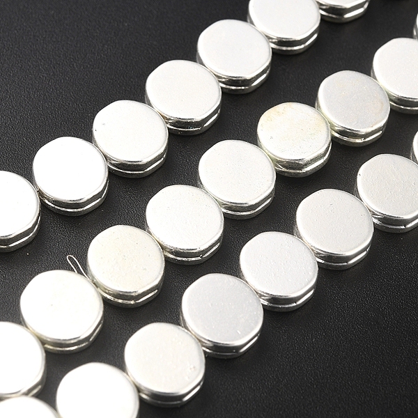 PandaHall Non-magnetic Synthetic Hematite Beads Strands, Galvanic Plating(Color Retention for 1 Year), Flat Round, Silver Plated...
PandaHall Non-magnetic Synthetic Hematite Beads Strands, Galvanic Plating(Color Retention for 1 Year), Flat Round, Silver Plated...
