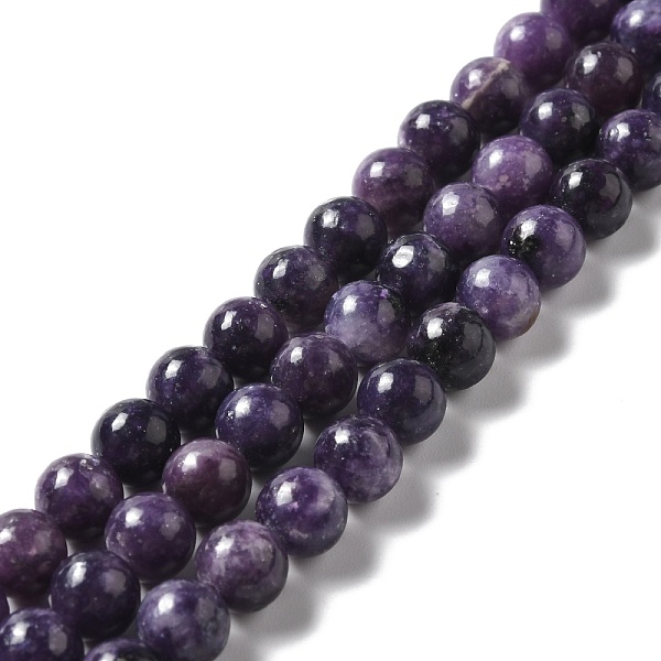 PandaHall Natural Lepidolite/Purple Mica Stone Beads Strands, Round, 8~8.5mm, Hole: 1.2mm, about 45pcs/strand, 14.88''(37.8cm) Lepidolite...
PandaHall Natural Lepidolite/Purple Mica Stone Beads Strands, Round, 8~8.5mm, Hole: 1.2mm, about 45pcs/strand, 14.88''(37.8cm) Lepidolite...