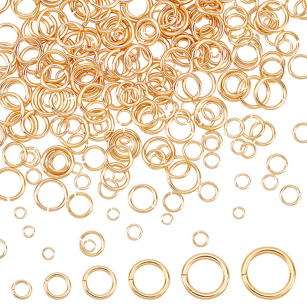 PandaHall PH 300pcs 14K Gold Plated Jump Rings, 6 Size Brass Open Jump Rings Golden Connector Rings Jewelry Making Supplies for Choker...
PandaHall PH 300pcs 14K Gold Plated Jump Rings, 6 Size Brass Open Jump Rings Golden Connector Rings Jewelry Making Supplies for Choker...
