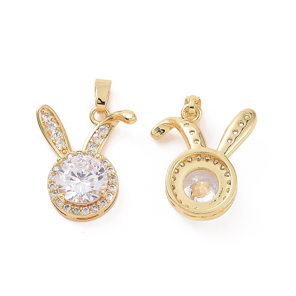 PandaHall Brass Micro Pave Clear Cubic Zirconia Pendants, Rabbit Charms, Real 18K Gold Plated, 19x16.5x6mm, Hole: 2.7x5mm Brass+Cubic...
PandaHall Brass Micro Pave Clear Cubic Zirconia Pendants, Rabbit Charms, Real 18K Gold Plated, 19x16.5x6mm, Hole: 2.7x5mm Brass+Cubic...