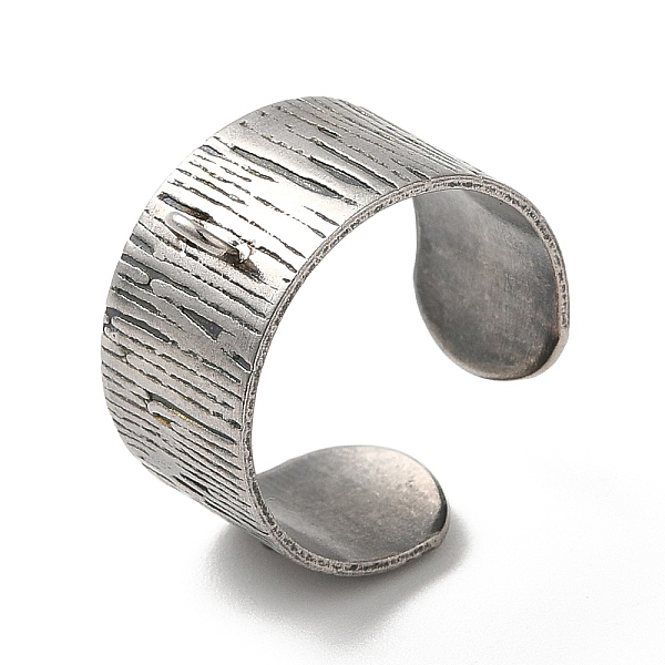 PandaHall 304 Stainless Steel Open Cuff Ring Components, Loop Ring Base, Stainless Steel Color, Hole: 2mm, US Szie 7(17.3mm) 304 Stainless...
PandaHall 304 Stainless Steel Open Cuff Ring Components, Loop Ring Base, Stainless Steel Color, Hole: 2mm, US Szie 7(17.3mm) 304 Stainless...