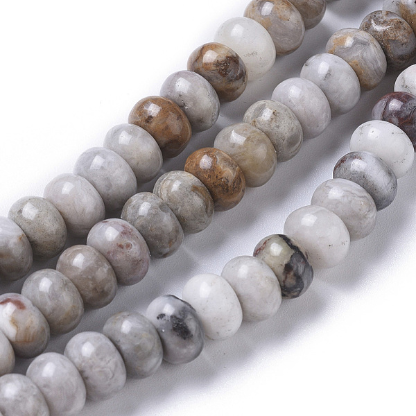 PandaHall Natural Gobi Agate Beads Strands, Rondelle, 8x5mm, Hole: 0.7mm, about 73pcs/strand, 15.16 inch(38.5cm) Gobi Agate Rondelle
PandaHall Natural Gobi Agate Beads Strands, Rondelle, 8x5mm, Hole: 0.7mm, about 73pcs/strand, 15.16 inch(38.5cm) Gobi Agate Rondelle