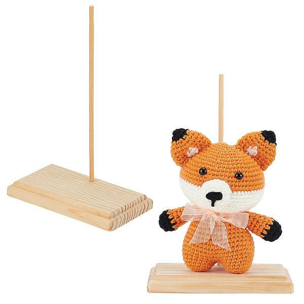 PandaHall Crochet Doll Wood Display Stands, Rectangle, Moccasin, 22x15x8cm Wood Rectangle Orange
PandaHall Crochet Doll Wood Display Stands, Rectangle, Moccasin, 22x15x8cm Wood Rectangle Orange