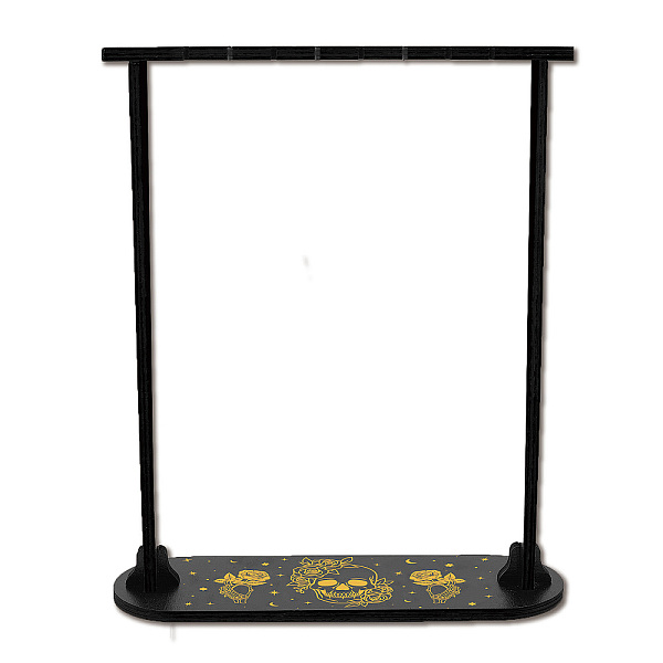 PandaHall Wooden Crystal Display Shelf, Black Oval Crystal Holder Stand, Rustic Divination Pendulum Storage Rack, Witch Stuff, Easy to...
PandaHall Wooden Crystal Display Shelf, Black Oval Crystal Holder Stand, Rustic Divination Pendulum Storage Rack, Witch Stuff, Easy to...