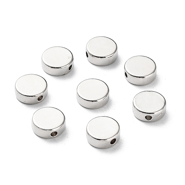 PandaHall Rack Plating Brass Spacer Beads, Flat Round, Platinum, 8x3mm, Hole: 1.4mm Brass Flat Round
PandaHall Rack Plating Brass Spacer Beads, Flat Round, Platinum, 8x3mm, Hole: 1.4mm Brass Flat Round