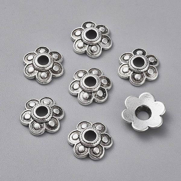 PandaHall Tibetan Style Alloy Bead Caps, Lead Free, Cadmium Free and Nickel Free, Flower, Antique Silver, about 15mm in diameter, 3mm thick...
PandaHall Tibetan Style Alloy Bead Caps, Lead Free, Cadmium Free and Nickel Free, Flower, Antique Silver, about 15mm in diameter, 3mm thick...