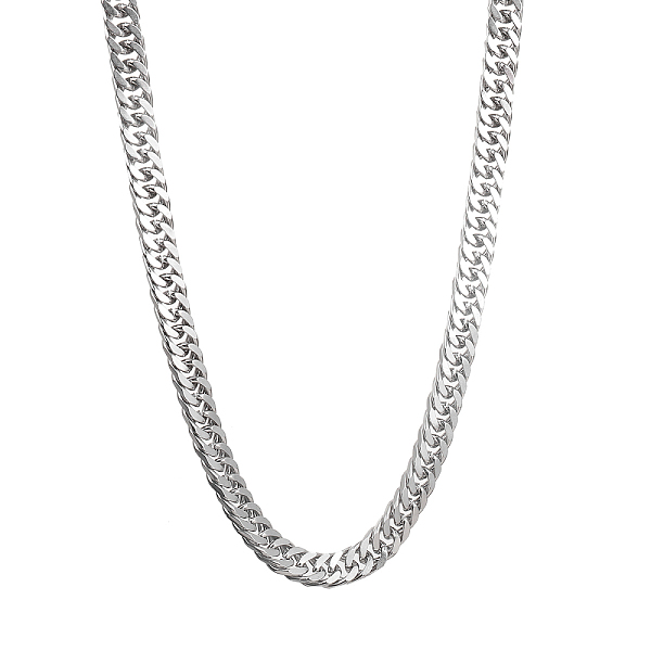 PandaHall 201 Stainless Steel Curb Chain Necklaces, Stainless Steel Color, 24.02 inch(61cm) 201 Stainless Steel
PandaHall 201 Stainless Steel Curb Chain Necklaces, Stainless Steel Color, 24.02 inch(61cm) 201 Stainless Steel