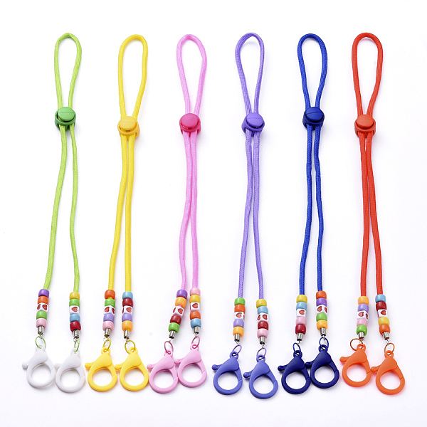 PandaHall Personalized Dual-use Items, Beaded Necklaces or Eyeglasses Chains, with Polyester & Spandex Cord Ropes, Acrylic Beads, Plastic..., Multicolor
PandaHall Personalized Dual-use Items, Beaded Necklaces or Eyeglasses Chains, with Polyester & Spandex Cord Ropes, Acrylic Beads, Plastic..., Multicolor