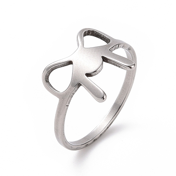 PandaHall 201 Stainless Steel Bowknot Finger Ring, Hollow Wide Ring for Women, Stainless Steel Color, US Size 6 1/2(16.9mm) 201 Stainless...
PandaHall 201 Stainless Steel Bowknot Finger Ring, Hollow Wide Ring for Women, Stainless Steel Color, US Size 6 1/2(16.9mm) 201 Stainless...