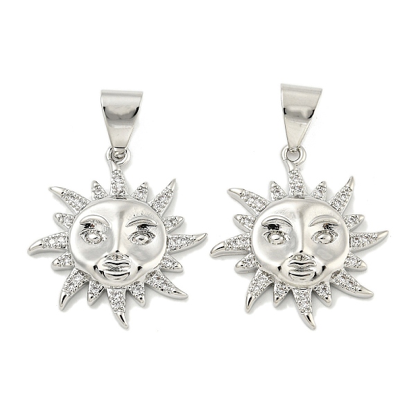 PandaHall Brass Micro Pave Clear Cubic Zirconia Pendants, Sun, Platinum, 28x25.5x4mm, Hole: 8x5mm Brass+Cubic Zirconia Sun Clear
PandaHall Brass Micro Pave Clear Cubic Zirconia Pendants, Sun, Platinum, 28x25.5x4mm, Hole: 8x5mm Brass+Cubic Zirconia Sun Clear