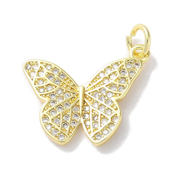 PandaHall Rack Plating Brass Micro Pave Clear Cubic Zirconia Pendants, Long-Lasting Plated, Lead Free & Cadmium Free, Butterfly, Real 18K...
PandaHall Rack Plating Brass Micro Pave Clear Cubic Zirconia Pendants, Long-Lasting Plated, Lead Free & Cadmium Free, Butterfly, Real 18K...