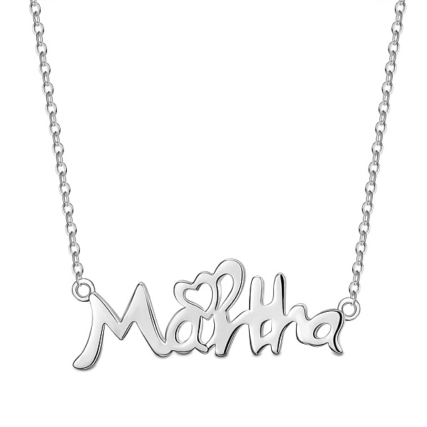 PandaHall SHEGRACE 925 Sterling Silver Pendant Necklaces, with Cable Chains, Word, Platinum, 15 inch(38cm) Sterling Silver
PandaHall SHEGRACE 925 Sterling Silver Pendant Necklaces, with Cable Chains, Word, Platinum, 15 inch(38cm) Sterling Silver