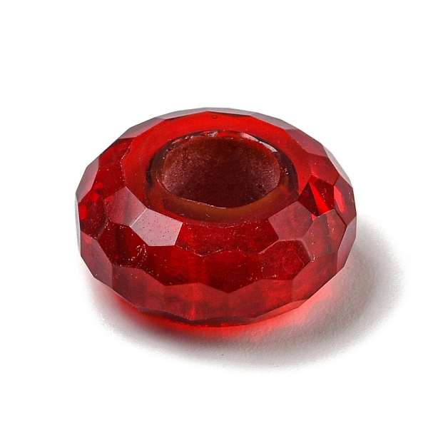 PandaHall Glass European Beads, Large Hole Beads, Wheel, Faceted, Red, 14.5x6.5mm, Hole: 5.5mm Glass Disc Red
PandaHall Glass European Beads, Large Hole Beads, Wheel, Faceted, Red, 14.5x6.5mm, Hole: 5.5mm Glass Disc Red