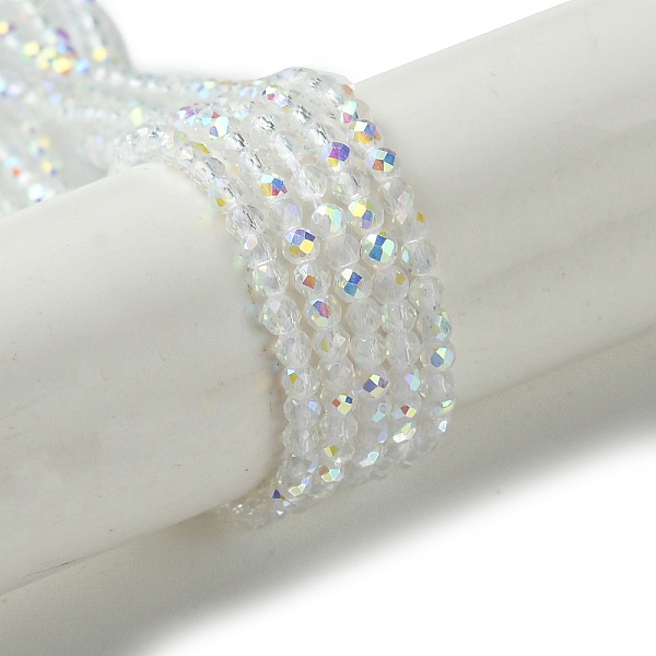 PandaHall Electroplated Glass Beads Strands, Faceted, Half Plated, AB Color Plated, Round, Clear, 2mm, Hole: 0.6mm, about 197pcs/strand...
PandaHall Electroplated Glass Beads Strands, Faceted, Half Plated, AB Color Plated, Round, Clear, 2mm, Hole: 0.6mm, about 197pcs/strand...