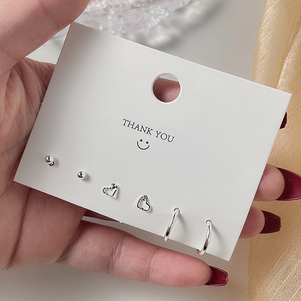 PandaHall Exquisite 925 Sterling Silver Stud Earrings Sets for Girls Women, Mixed Shape, Platinum, Package Size: 75x75mm Sterling Silver...
PandaHall Exquisite 925 Sterling Silver Stud Earrings Sets for Girls Women, Mixed Shape, Platinum, Package Size: 75x75mm Sterling Silver...