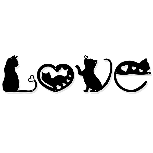 PandaHall 4 Pcs Cat Metal Wall Art Decor, Black Wall Hanging Decor Silhouette Wall Art for Home Bedroom Living Room Bathroom Kitchen Office...
PandaHall 4 Pcs Cat Metal Wall Art Decor, Black Wall Hanging Decor Silhouette Wall Art for Home Bedroom Living Room Bathroom Kitchen Office...