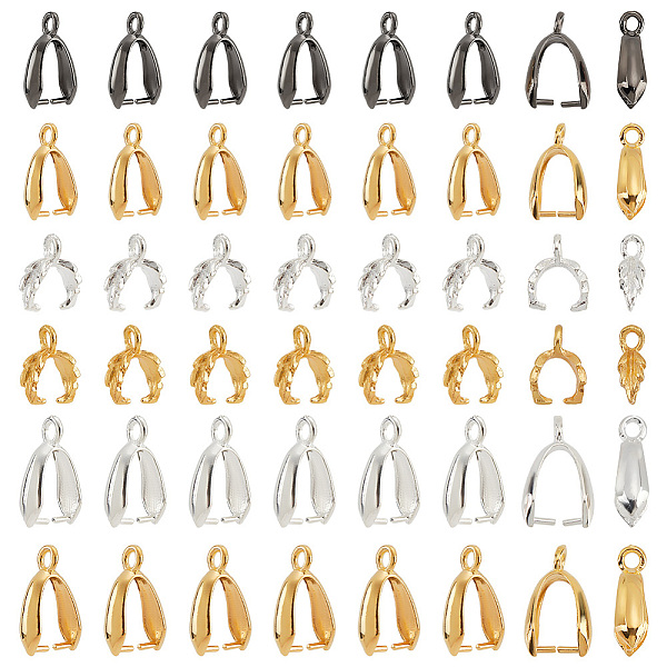 PandaHall 120 Pcs 6 Styles Brass Pendant Pinch Bails, Ice Pick Pinch Bail Bead Pendant Connector Filigree Rack Plating Jewelry Clasps for...
PandaHall 120 Pcs 6 Styles Brass Pendant Pinch Bails, Ice Pick Pinch Bail Bead Pendant Connector Filigree Rack Plating Jewelry Clasps for...