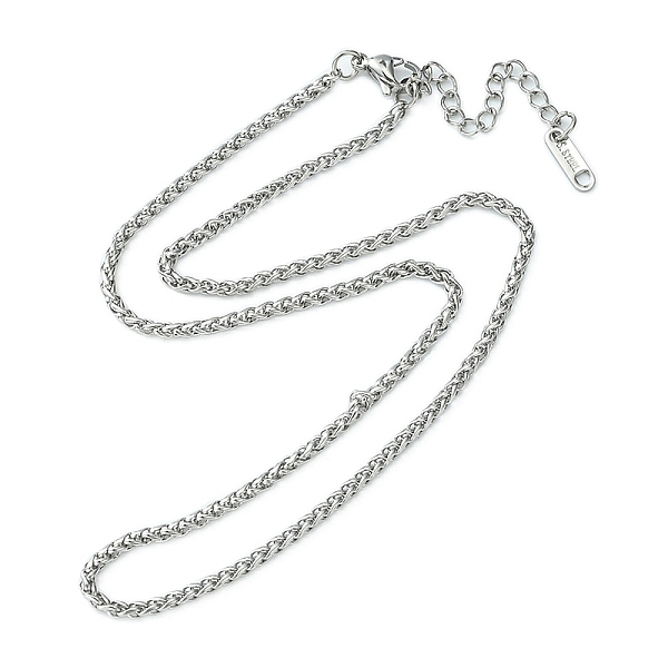 PandaHall 304 Stainless Steel Wheat Chain Necklace for Men Women, Stainless Steel Color, 15.87 inch(40.3cm) 304 Stainless Steel
PandaHall 304 Stainless Steel Wheat Chain Necklace for Men Women, Stainless Steel Color, 15.87 inch(40.3cm) 304 Stainless Steel