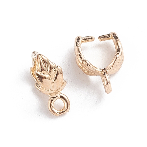 PandaHall Brass Ice Pick Pinch Bails, Long-Lasting Plated, Leaf, Light Gold, 9.5x3.5x7mm, Hole: 1.2mm, Pin: 0.7mm Brass
PandaHall Brass Ice Pick Pinch Bails, Long-Lasting Plated, Leaf, Light Gold, 9.5x3.5x7mm, Hole: 1.2mm, Pin: 0.7mm Brass