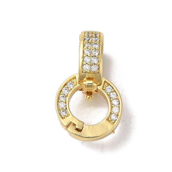 PandaHall Rack Plating Brass Micro Pave Clear Cubic Zirconia Twister Clasps, Cadmium Free & Lead Free, Long-Lasting Plated, Real 18K Gold...
PandaHall Rack Plating Brass Micro Pave Clear Cubic Zirconia Twister Clasps, Cadmium Free & Lead Free, Long-Lasting Plated, Real 18K Gold...