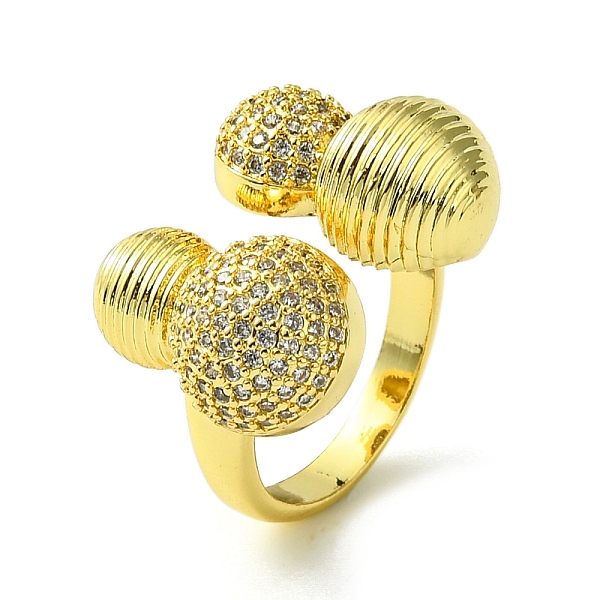 PandaHall Brass Micro Pave Cubic Zirconia Open Cuff Rings, Flat Round, Real 16K Gold Plated, US Size 7 1/4(17.5mm) Brass+Cubic Zirconia Flat...
PandaHall Brass Micro Pave Cubic Zirconia Open Cuff Rings, Flat Round, Real 16K Gold Plated, US Size 7 1/4(17.5mm) Brass+Cubic Zirconia Flat...