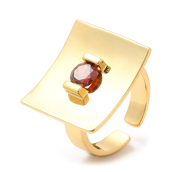 PandaHall Rack Plating Brass Rectangle Open Cuff Rings with Cubic Zirconia, Lead Free & Cadmium Free, Real 18K Gold Plated, Inner Diameter...
PandaHall Rack Plating Brass Rectangle Open Cuff Rings with Cubic Zirconia, Lead Free & Cadmium Free, Real 18K Gold Plated, Inner Diameter...