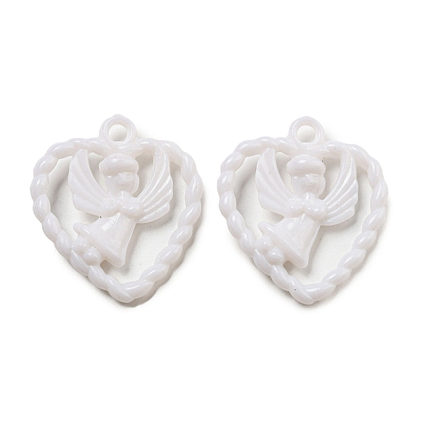 PandaHall Opaque Acrylic Pendants, Heart with Angel Charms, White, 32x29x7mm, Hole: 3mm, about 390pcs/500g Acrylic Heart White
PandaHall Opaque Acrylic Pendants, Heart with Angel Charms, White, 32x29x7mm, Hole: 3mm, about 390pcs/500g Acrylic Heart White
