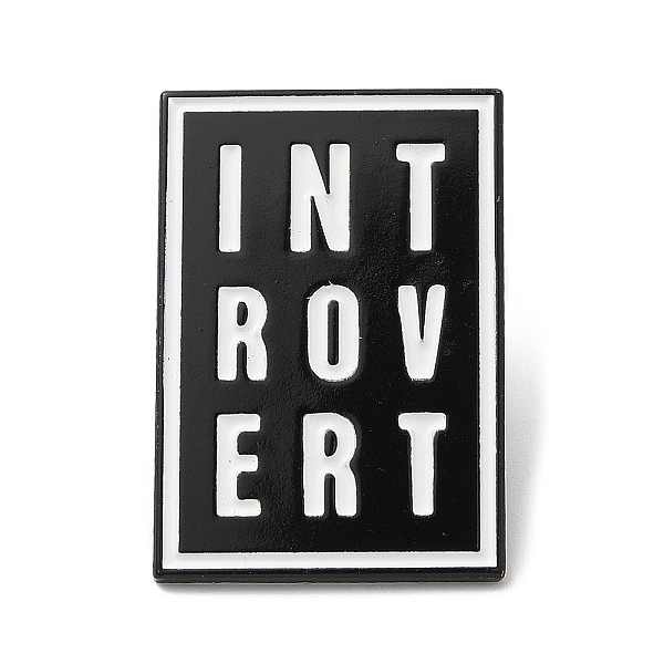 PandaHall Word Introvert Enamel Pin, Electrophoresis Black Zinc Alloy Brooch for Backpack Clothes, Black, 30.5x21x1.8mm Alloy+Enamel...
PandaHall Word Introvert Enamel Pin, Electrophoresis Black Zinc Alloy Brooch for Backpack Clothes, Black, 30.5x21x1.8mm Alloy+Enamel...