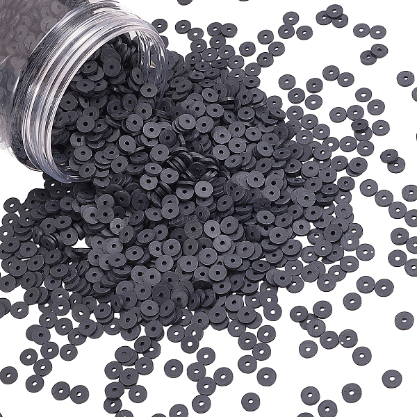 PandaHall Handmade Polymer Clay Beads, Disc/Flat Round, Heishi Beads, Black, 6x1mm, Hole: 2mm, about 3040~3200pcs/box Polymer Clay Disc...
PandaHall Handmade Polymer Clay Beads, Disc/Flat Round, Heishi Beads, Black, 6x1mm, Hole: 2mm, about 3040~3200pcs/box Polymer Clay Disc...