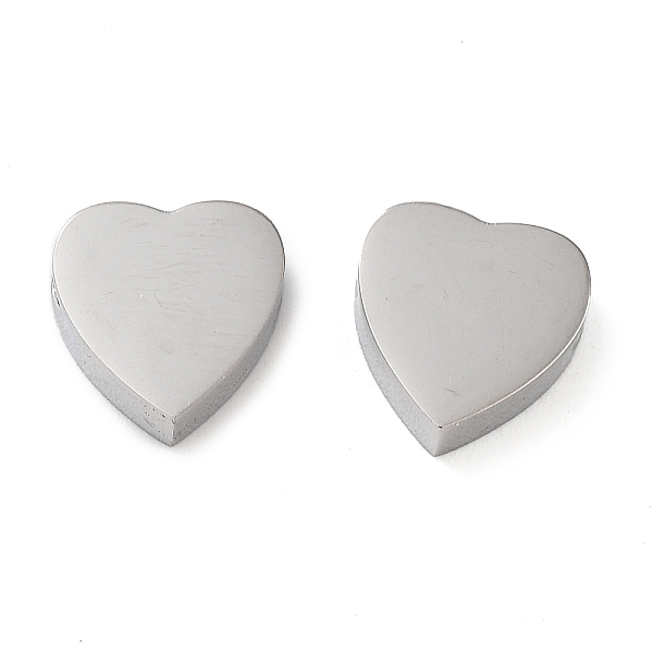 PandaHall 304 Stainless Steel Beads, Heart, Stainless Steel Color, 8x8x3.2mm, Hole: 2mm 304 Stainless Steel Heart
PandaHall 304 Stainless Steel Beads, Heart, Stainless Steel Color, 8x8x3.2mm, Hole: 2mm 304 Stainless Steel Heart