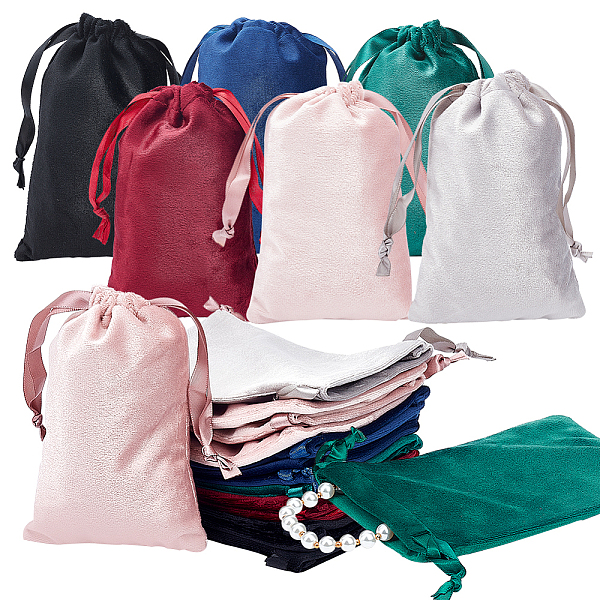 PandaHall HOBBIESAY 24 Pcs 15x10 cm 6 Colors Velvet Jewelry Drawstring Bags Rectangle Gift Bags with Satin Ribbon Baby Shower Bags Candy..., Multicolor
PandaHall HOBBIESAY 24 Pcs 15x10 cm 6 Colors Velvet Jewelry Drawstring Bags Rectangle Gift Bags with Satin Ribbon Baby Shower Bags Candy..., Multicolor